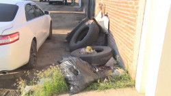 Llantas abandonadas...criaderos de moscos