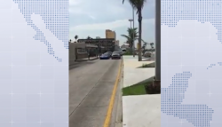 Automovilistas realizan arrancones en la Av. del Mar