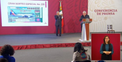 Sector salud recibirá los boletos que no se vendan de la rifa del avión presidencial: AMLO