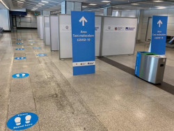Aeropuertos instalan cabinas para realizar pruebas de Coronavirus