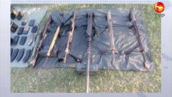 Guardia Nacional localizan armas abandonadas