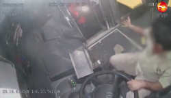 Cámaras captan a chofer aparentemente en estado de ebriedad cuando chocó