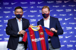 Ronald Koeman es presentado como DT del Barcelona