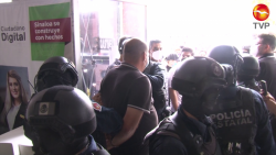 Protesta, jaloneos y detenidos en elección del STASE en Mazatlán