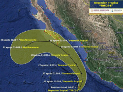 Actividad ciclónica en el pacífico: Meteorológico