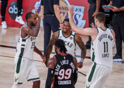 Los Bucks derrotaron al Heat en el cuarto juego de las semis