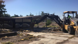 Tras ser vandalizada, derrumban parte de primaria Héroe de Nacozari