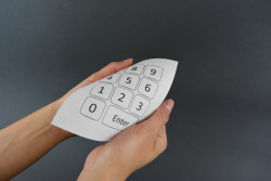 Teclados de papel