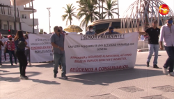 Retoman protestas pescadores en Mazatlán
