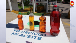Buscan crear el hábito de reciclar aceite en Mazatlán