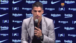 Luis Suárez rompe en llanto al salir del Barcelona