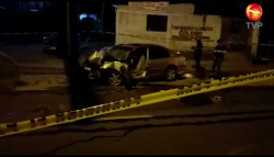 Conductor muere tras impactarse en poste del Libramiento Colosio