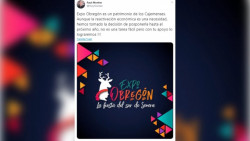 Confirmado Expo Obregon hasta el próximo año.