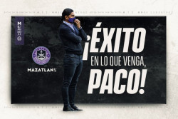 Palencia sale de Mazatlán FC
