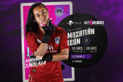 Mazatlán FEMENIL recibe a León en "El Kraken"