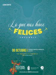 Concierto “Lo que nos hace felices”  este jueves