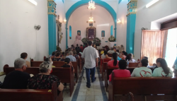 Pese a pandemia, realizan festejos a la virgen de Pánuco