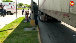 Tráiler embiste a motociclistas