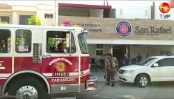 Alerta de incendio en Banco de Sangre