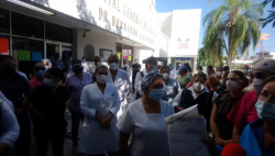 Piden se pague bono covid a los trabajadores del HGC