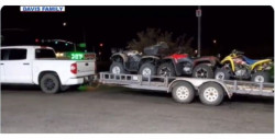 Familia estadounidense es asaltada y despojada de su camioneta y tres cuatrimotos