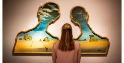 Subastarán la "Pareja con cabezas llenas de nubes" de Dalí a partir de los 7 millones de dólares