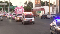 Realizan octava caminara por la vida, ahora caravana.
