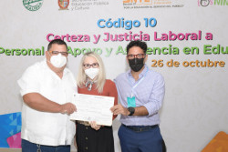 Mil 873 personas de administración ya tienen certeza y justicia laboral en SEPyC