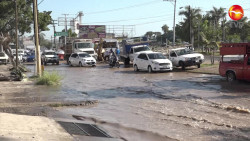 Daño en tubería deja sin agua a más de 24 colonias en Mazatlán
