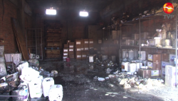 Incendio consume bodega de fertilizantes en Villa Unión