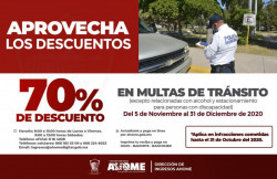 Anuncia descuentos  municipio de Ahome en pagos de infracciones de tránsito