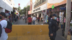 Poco a poco retirarán muros del centro de la ciudad de Culiacán