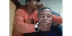 Video: Profesor es sometido y asaltado por cuatro personas en plena clase online