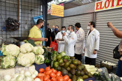 Autoridades municipales realizan supervisión de protocolos sanitarios en mercados de Los Mochis