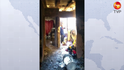 ¡Héroes! Rescatan a niños de 1,2 y 3 años de vivienda en llamas
