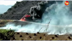 Explota pipa de gas sobre la la autopista Tepic-Guadalajara, al menos 12 muertos