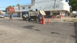 Continúa el bacheo en Los Mochis