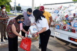 Realiza DIF Ahome novena entrega de despensas del programa Amor al por Mayor