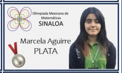 Alumna de la UAS gana medalla de plata en Olimpiada Mexicana de Matemáticas