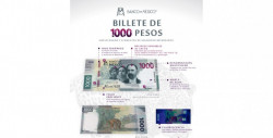 Ya está en circulación el nuevo billete de mil pesos inspirado en la Revolución