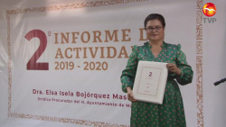 Lanza reto en su segundo informe de labores