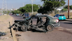 Choque en “La Costerita” deja un herido