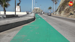Extienden la ciclovía a Olas Altas