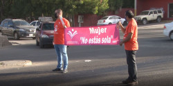 Que no tengan miedo las mujeres agredidas en  casa...que denuncien
