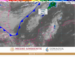 Bajan las temperaturas por frente frío