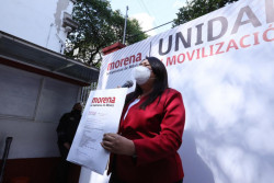 Yadira Marcos se registra, busca la candidatura a Gobernadora