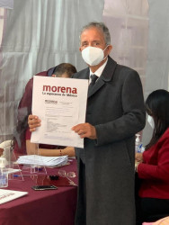 Se registra Estrada Ferreiro busca la candidatura a Gobernador por Morena el