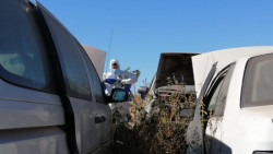 Encuentran muerta a mujer al interior de un negocio de grúas de Culiacán