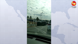 Se registra volcadura en puente al norte de la ciudad
