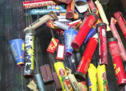 Van 15 kilos decomisados de pirotecnia en Mazatlán